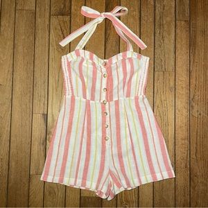Forever 21, Halter Romper, S, linen